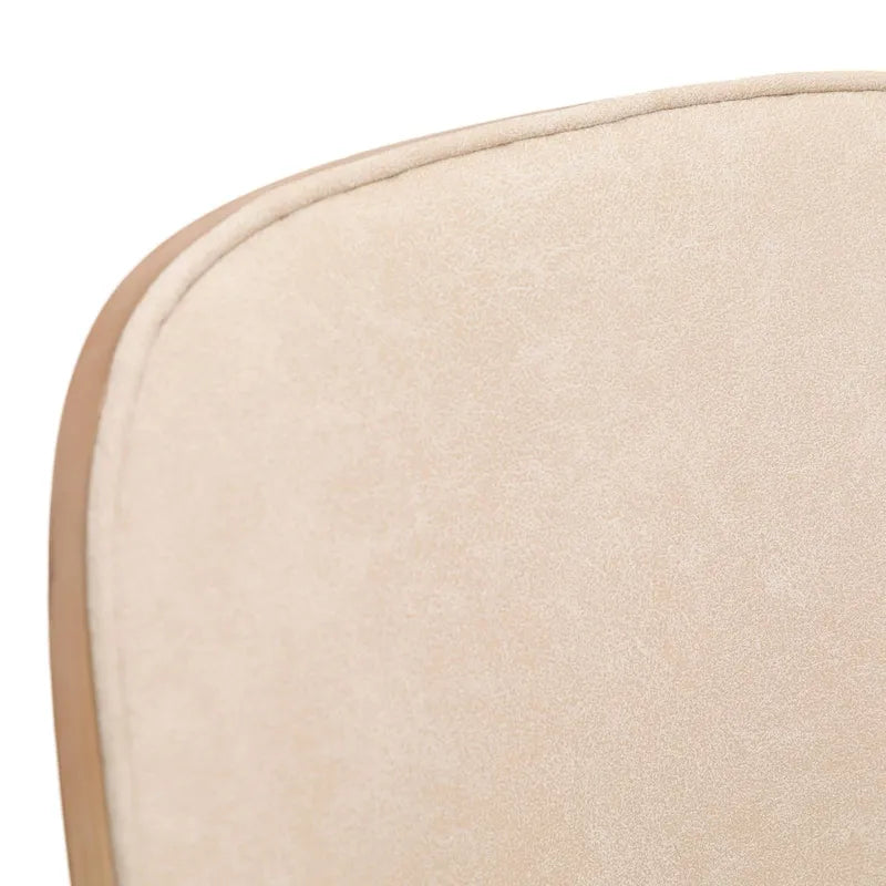 Chaise de salle à manger LeisureMod Tule avec assise et dossier rembourrés