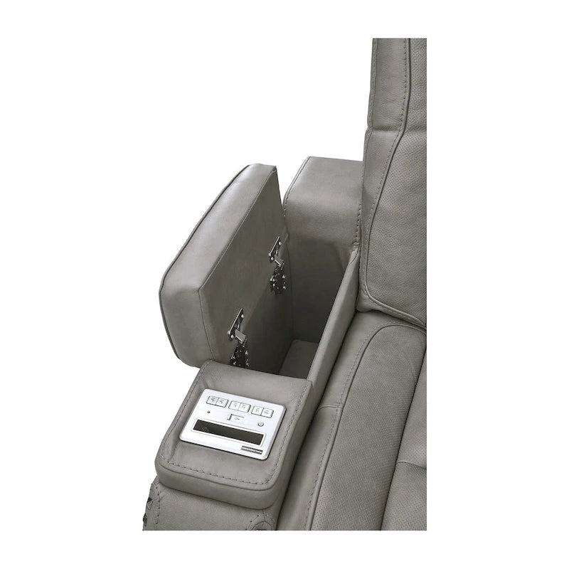 Canapé inclinable électrique double en cuir Man-Den Ashley Signature Design - 85 L x 40 P x 43 H