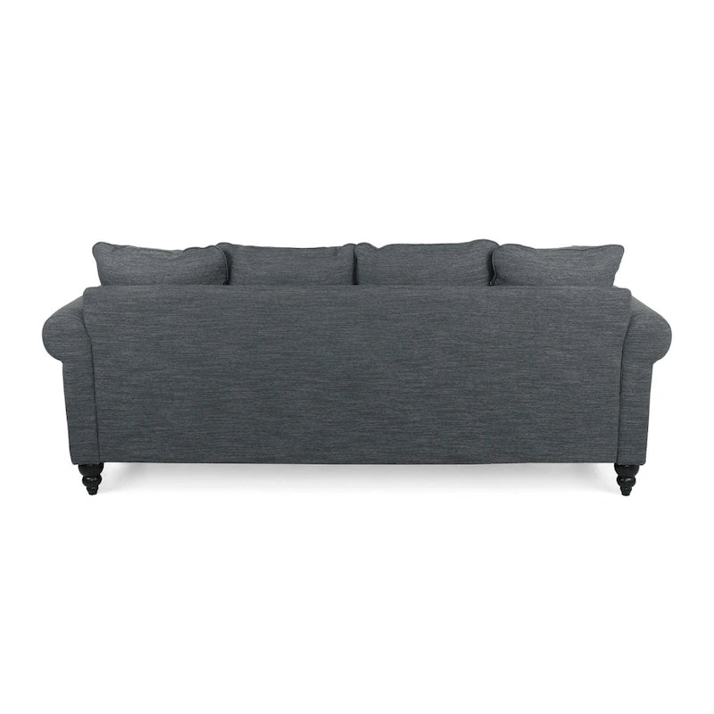 Canapé 3 places Manbow Fabric Pillowback avec garniture cloutée par Christopher Knight Home