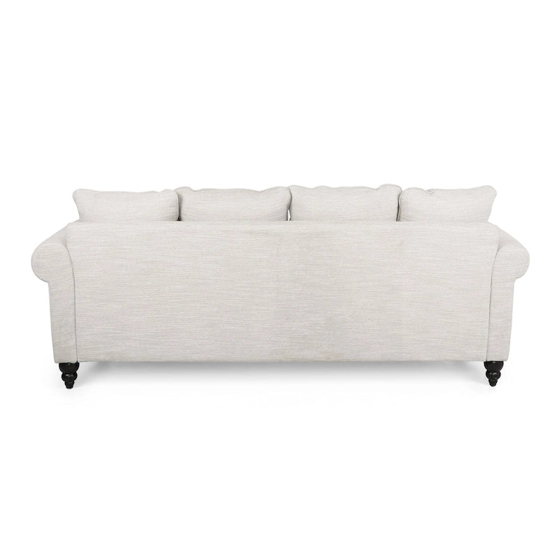 Canapé 3 places Manbow Fabric Pillowback avec garniture cloutée par Christopher Knight Home