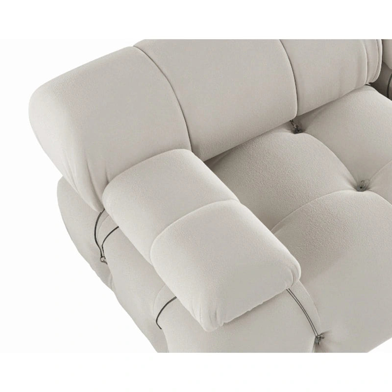 Canapé modulable réversible 3 places en velours