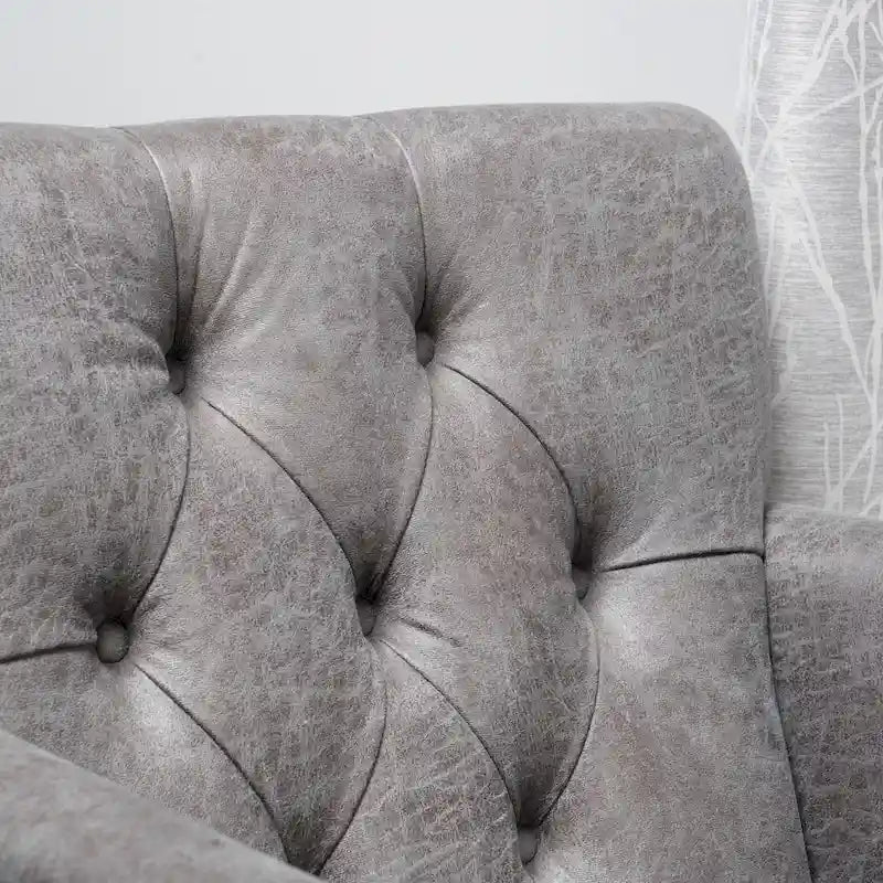 Fauteuil club en microfibre Malone par Christopher Knight Home - 28.00 L x 29.50 W x 33.50 H