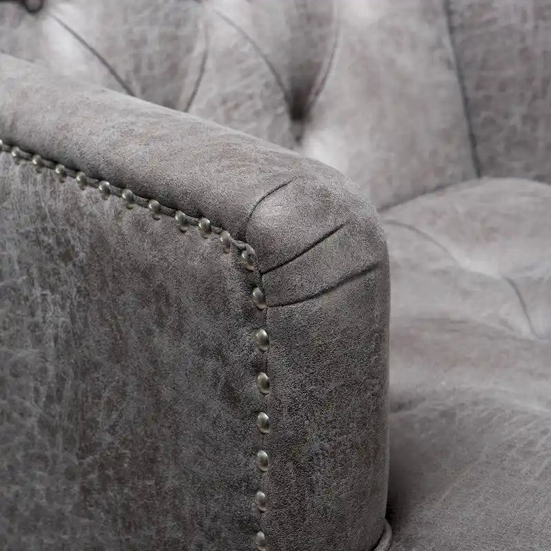 Fauteuil club en microfibre Malone par Christopher Knight Home - 28.00 L x 29.50 W x 33.50 H