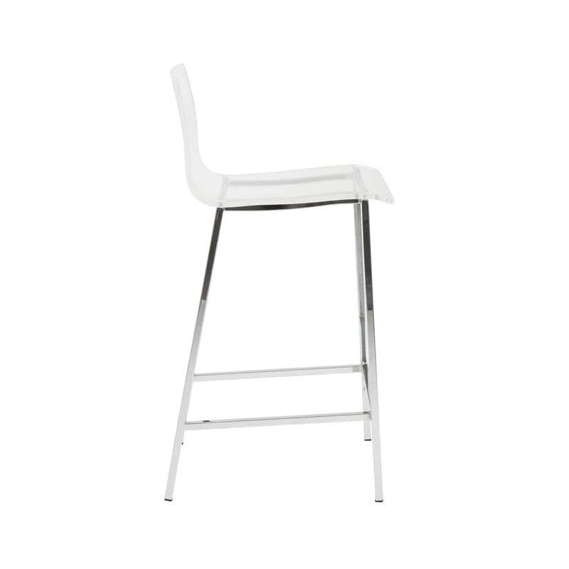 Tabouret Sasha transparent moderne
