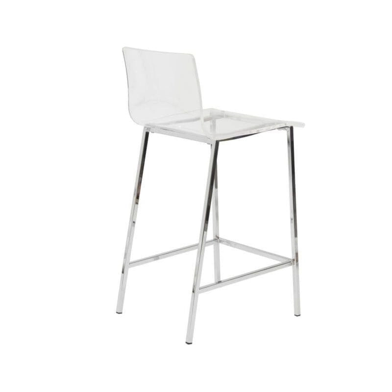Tabouret Sasha transparent moderne