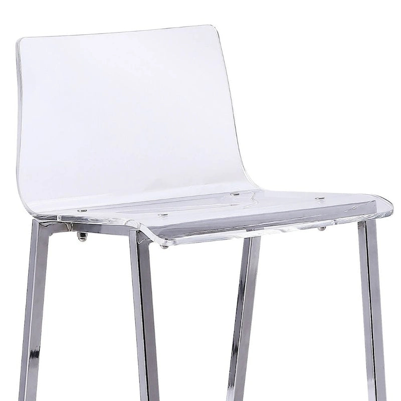 Tabouret Sasha transparent moderne