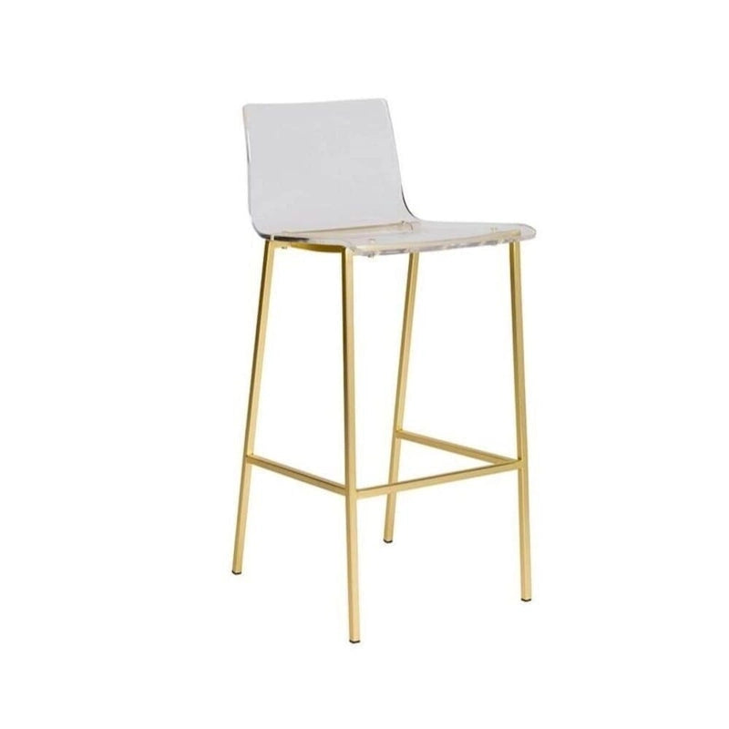 Tabouret Sasha transparent moderne