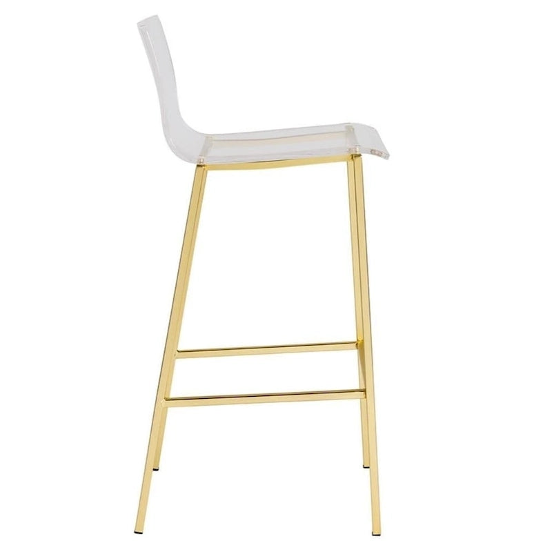 Tabouret Sasha transparent moderne
