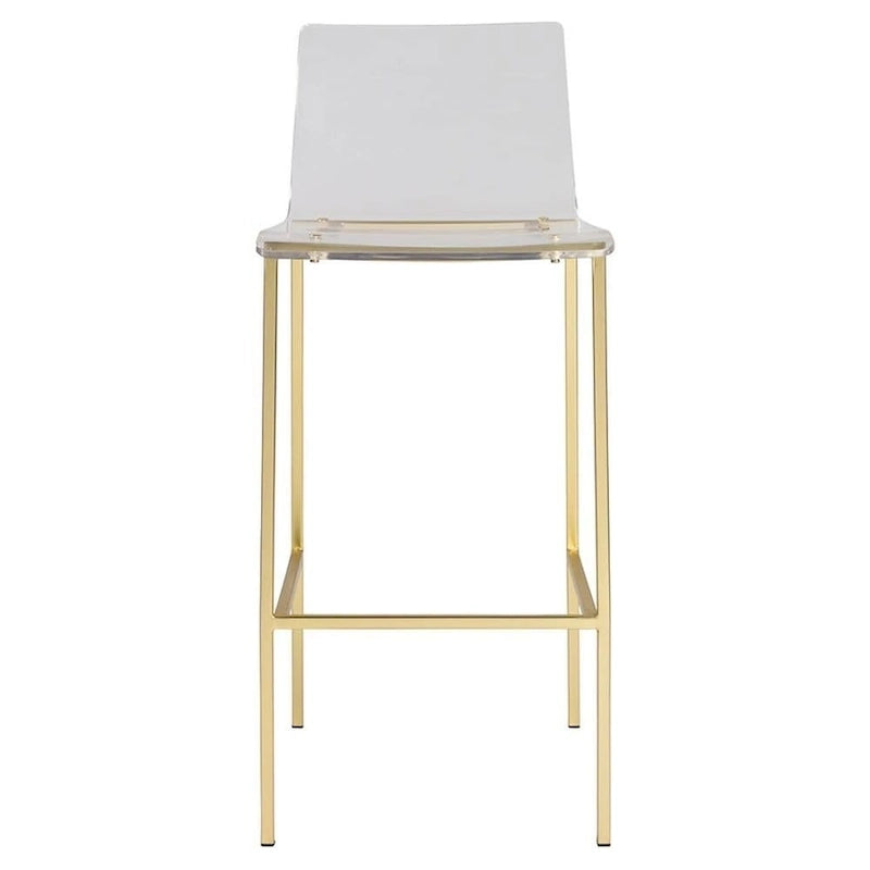 Tabouret Sasha transparent moderne