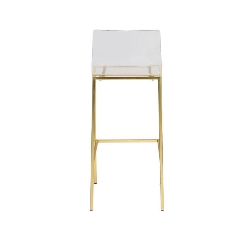Tabouret Sasha transparent moderne
