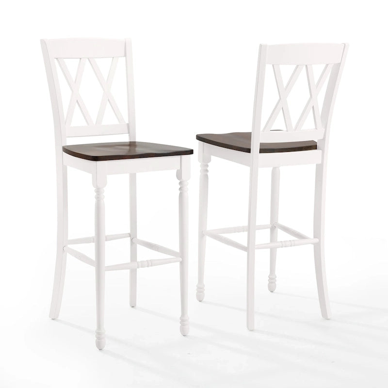 Crosley Shelby, ensemble de 2 tabourets de bar – 18 L x 21,75 P x 46,5 H