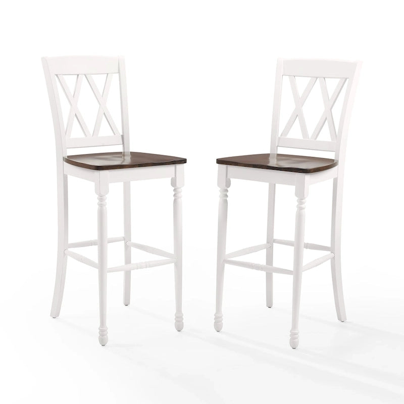 Crosley Shelby, ensemble de 2 tabourets de bar – 18 L x 21,75 P x 46,5 H