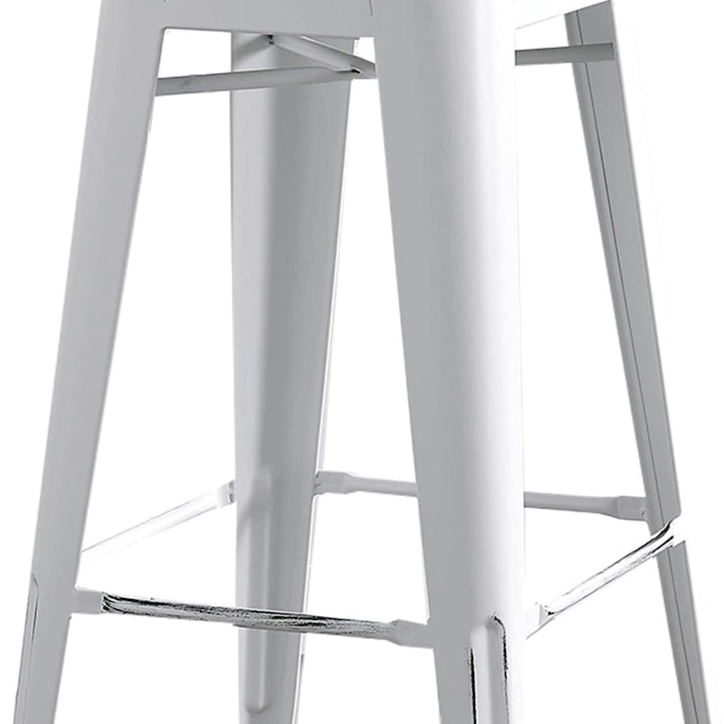 Tabouret de bar en métal AC Pacific de 30 pouces, lot de 2