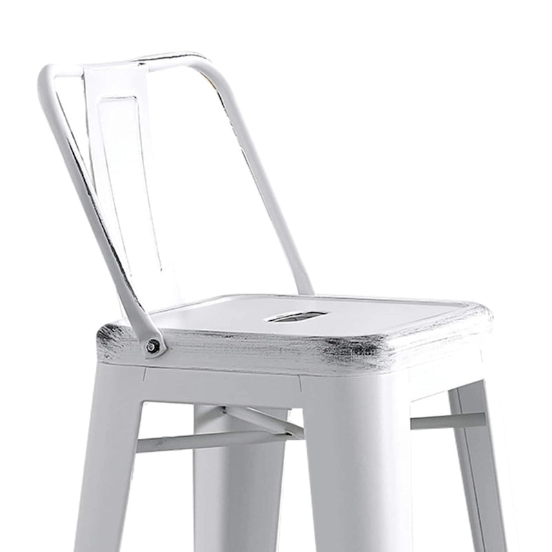 Tabouret de bar en métal AC Pacific de 30 pouces, lot de 2