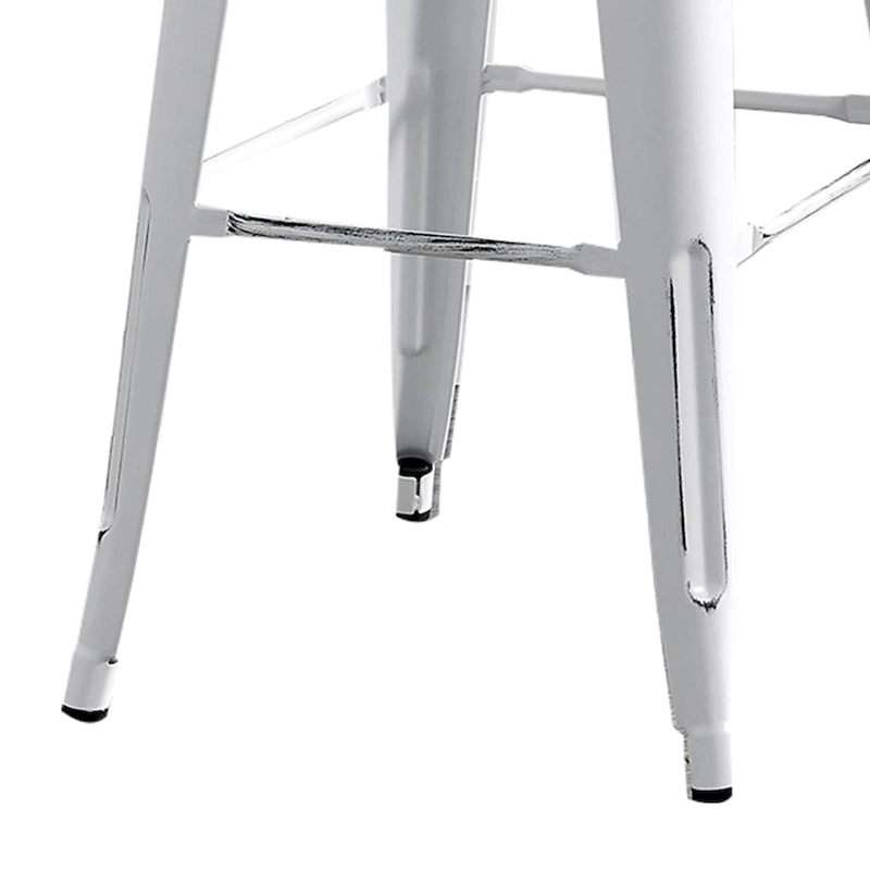 Tabouret de bar en métal AC Pacific de 30 pouces, lot de 2