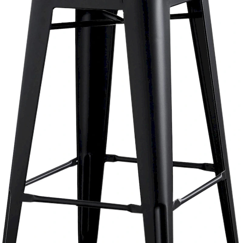 Tabouret de bar en métal AC Pacific de 30 pouces, lot de 2