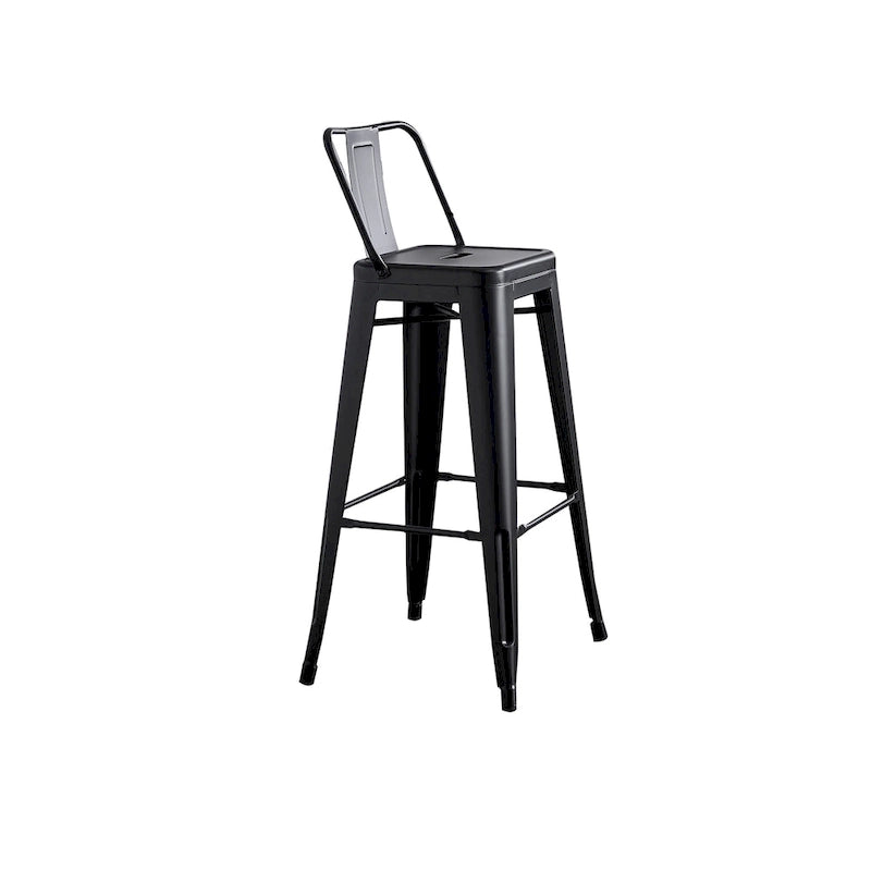 Tabouret de bar en métal AC Pacific de 30 pouces, lot de 2