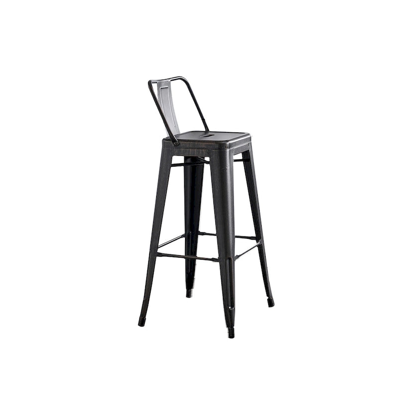Tabouret de bar en métal AC Pacific de 30 pouces, lot de 2