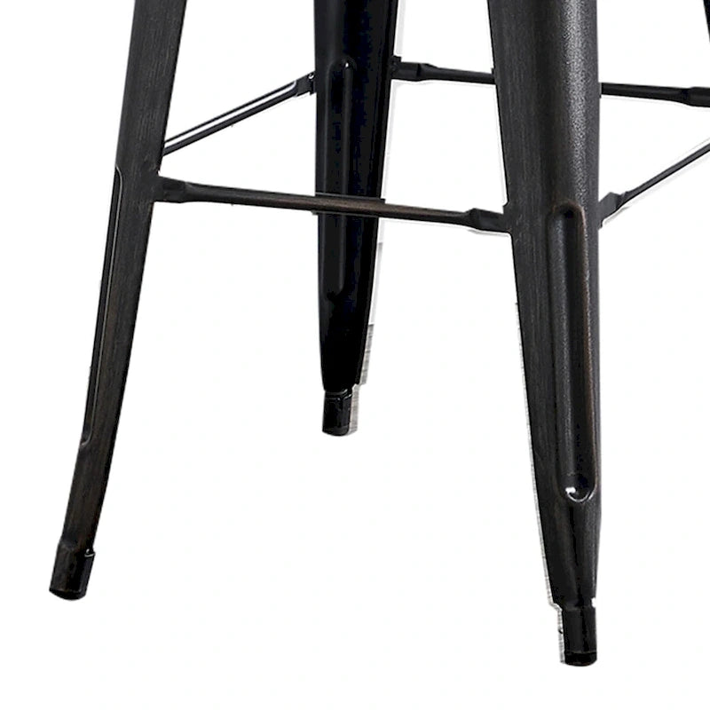 Tabouret de bar en métal AC Pacific de 30 pouces, lot de 2