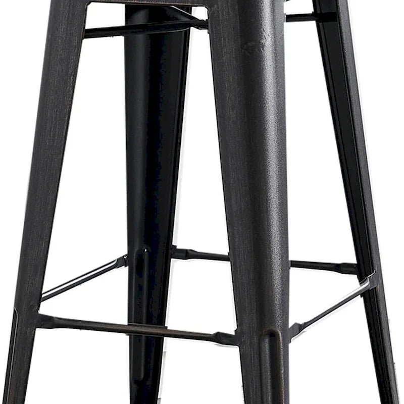 Tabouret de bar en métal AC Pacific de 30 pouces, lot de 2