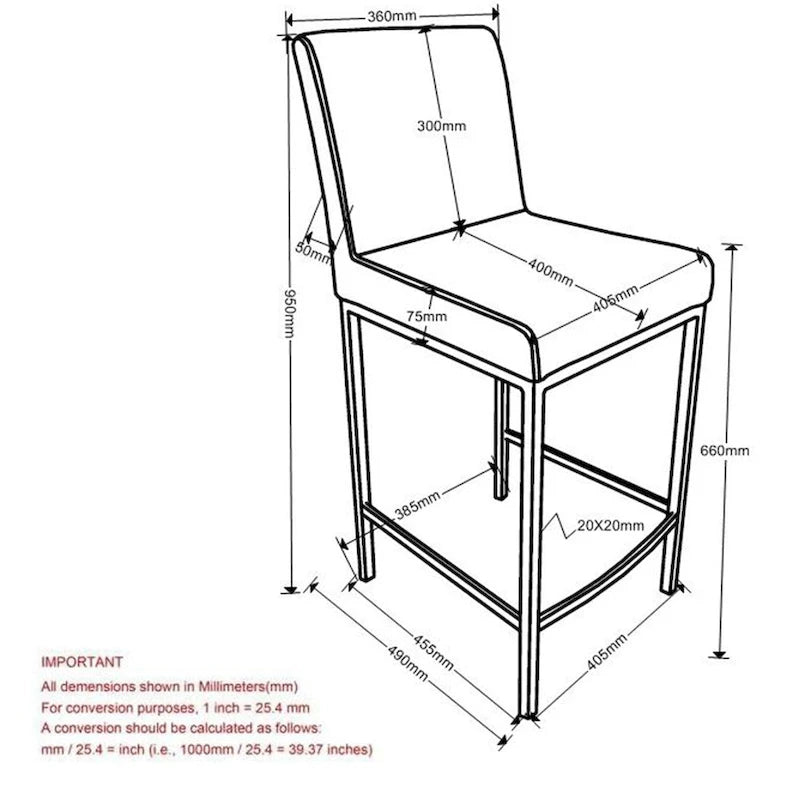 Lot de 2 tabourets de bar contemporains - S.O.