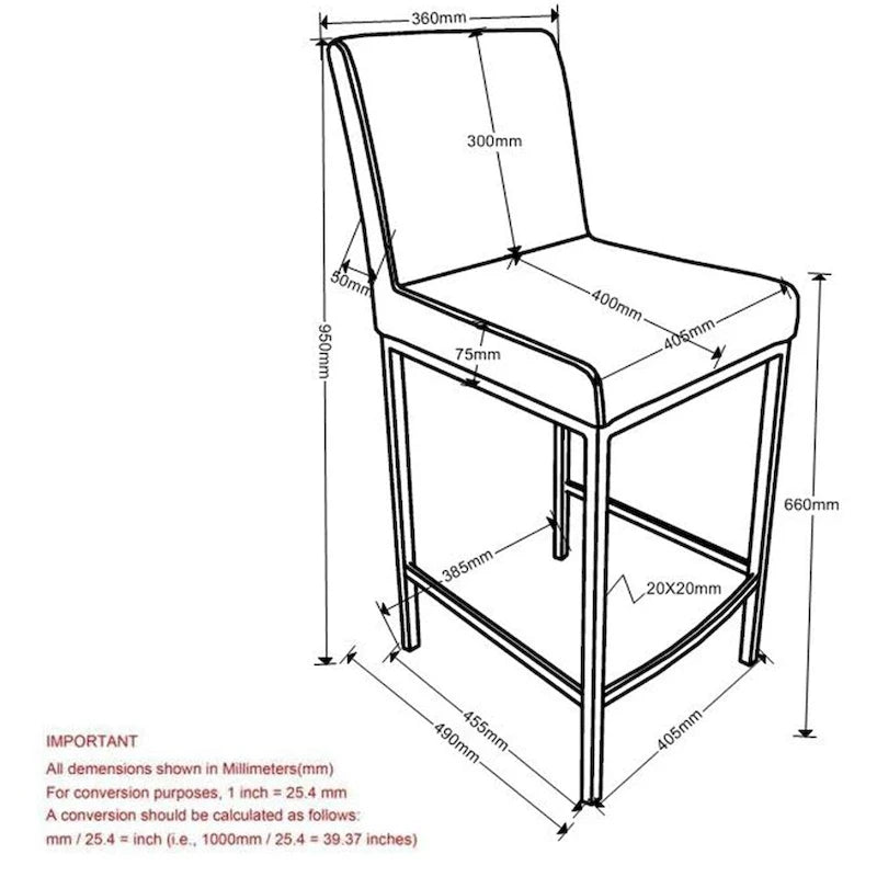 Lot de 2 tabourets de bar contemporains - S.O.