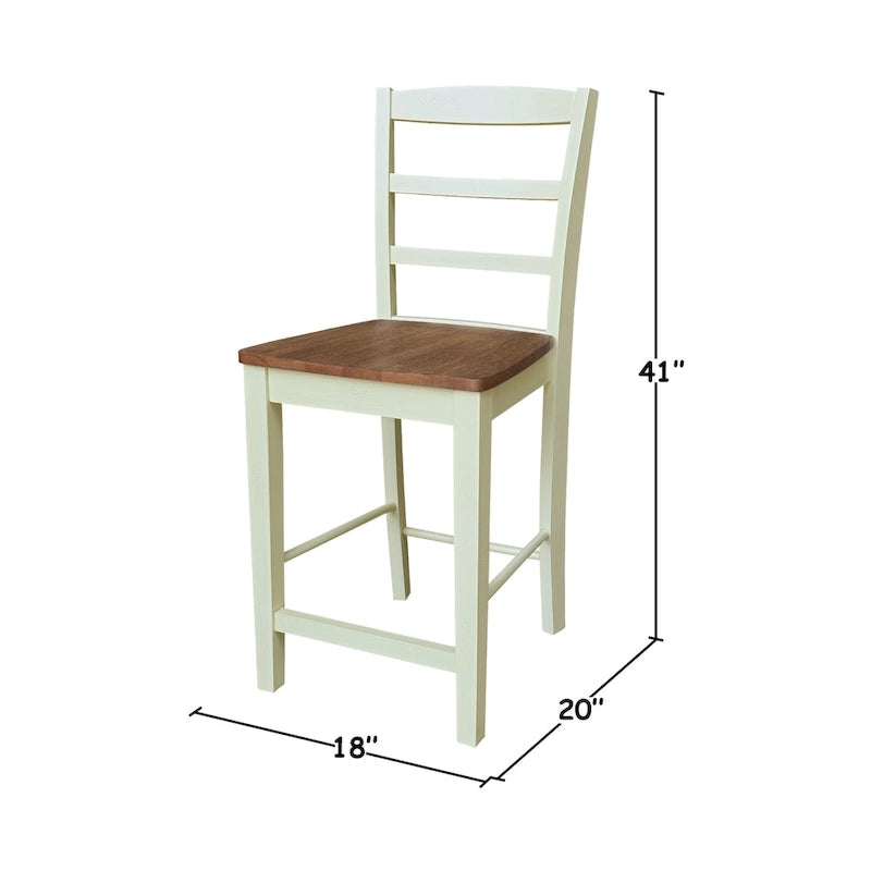 Tabouret en bois massif Madrid