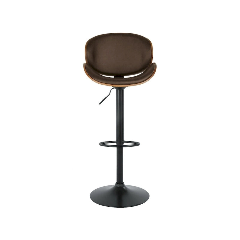 Tabouret de bar moderne et réglable Harley Signature Design by Ashley, marron et noir