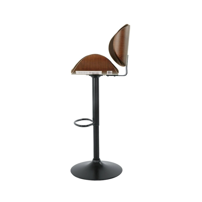 Tabouret de bar moderne et réglable Harley Signature Design by Ashley, marron et noir