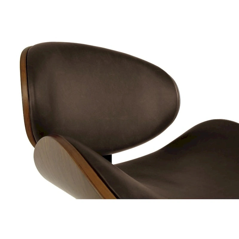 Tabouret de bar moderne et réglable Harley Signature Design by Ashley, marron et noir