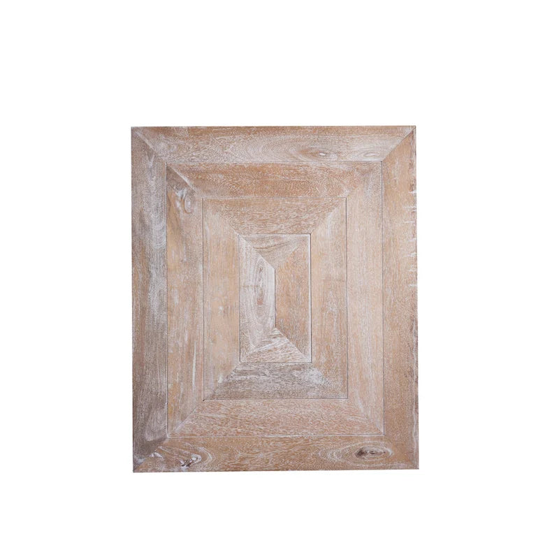 Table d'appoint carrée en bois massif de manguier Fenway