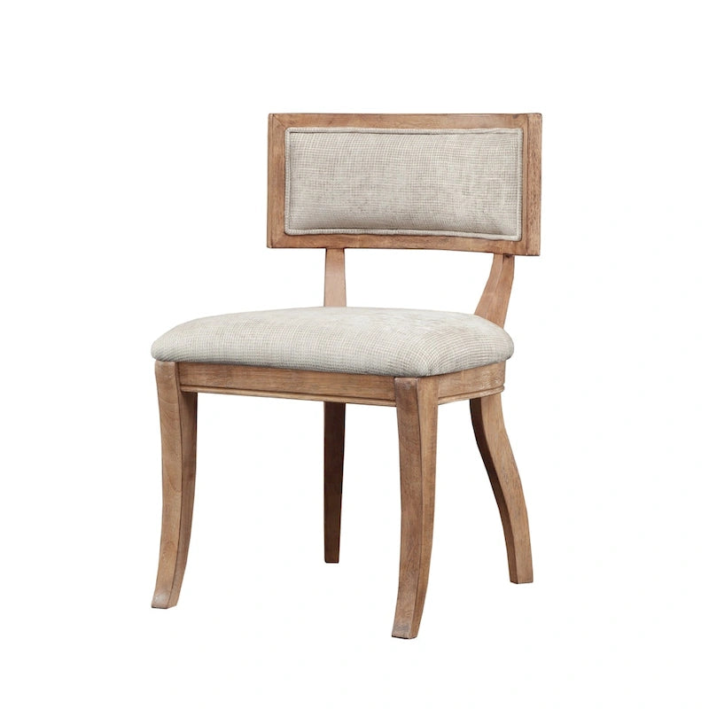 Madison Park Signature Marie Chaise de Salle à Manger Beige/Naturel Clair - Lot de 2