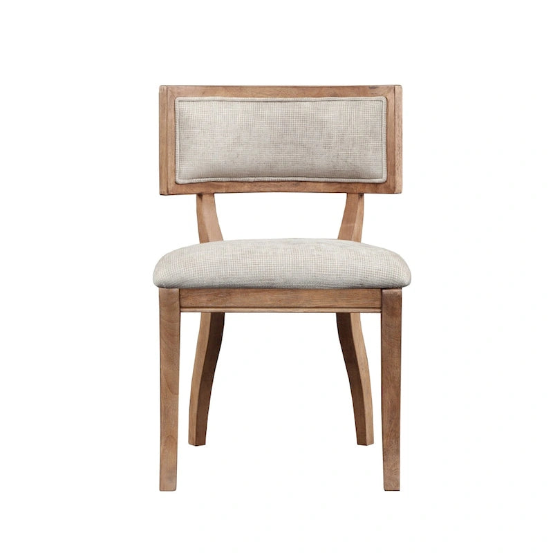Madison Park Signature Marie Chaise de Salle à Manger Beige/Naturel Clair - Lot de 2