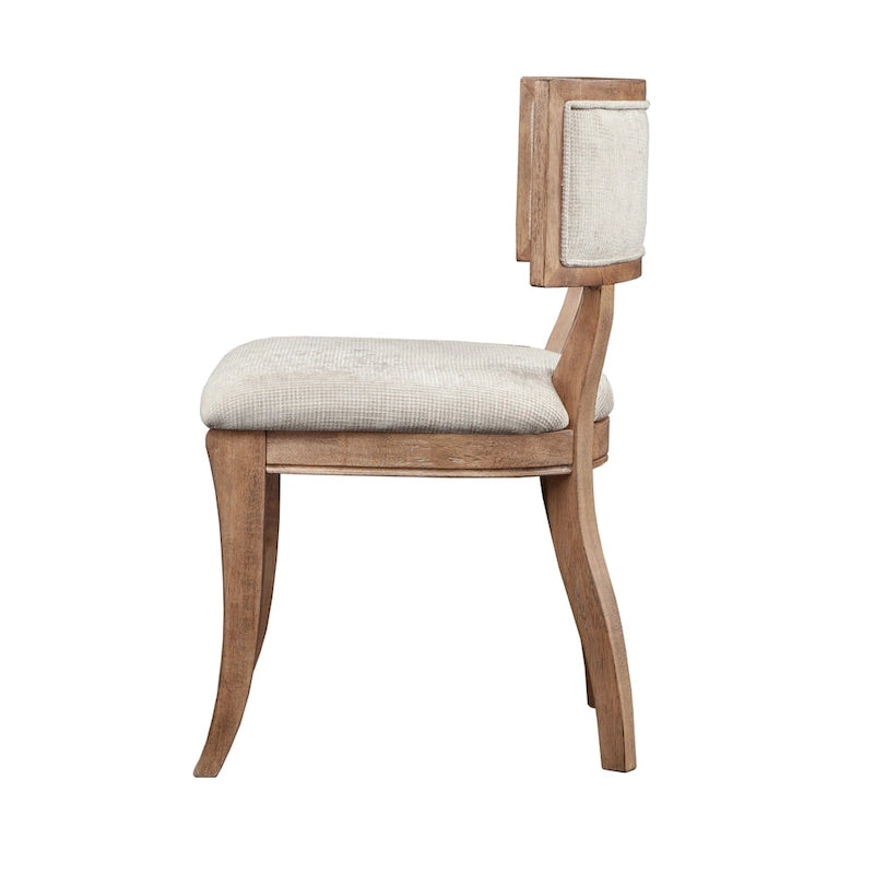 Madison Park Signature Marie Chaise de Salle à Manger Beige/Naturel Clair - Lot de 2