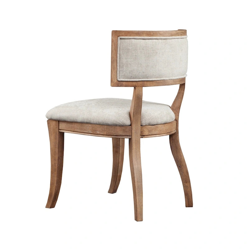 Madison Park Signature Marie Chaise de Salle à Manger Beige/Naturel Clair - Lot de 2