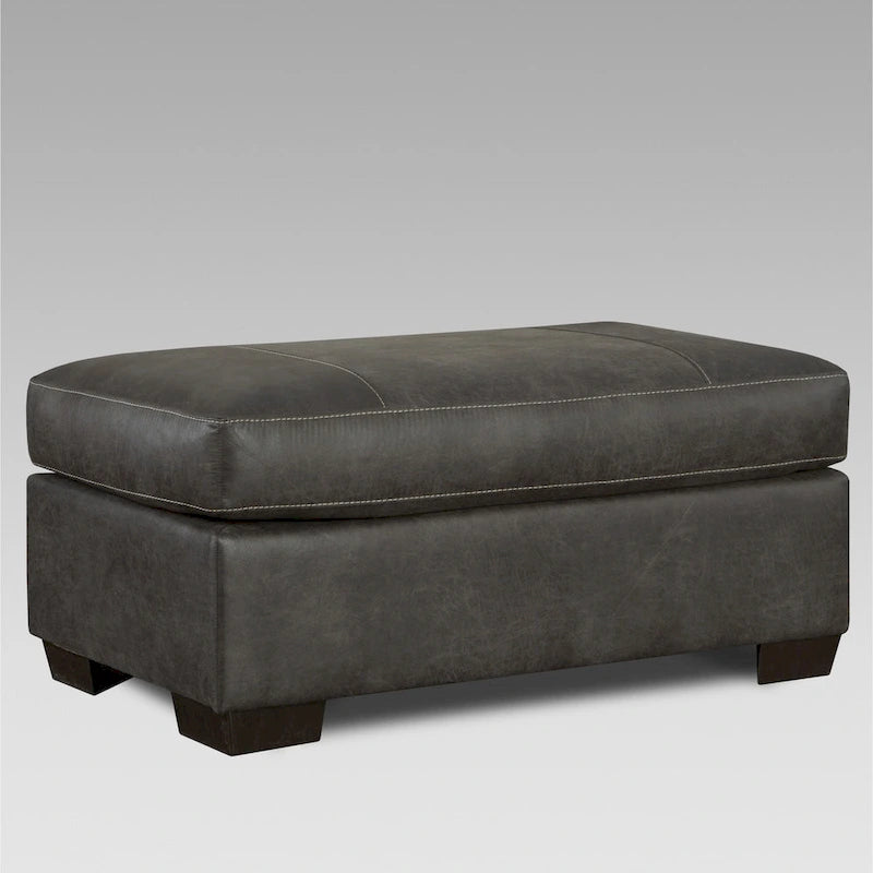 Ensemble de canapé 4 pièces Tirana de Roundhill Furniture, en tissu contemporain, avec accoudoirs et coussins moelleux, couleur frêne séquoia