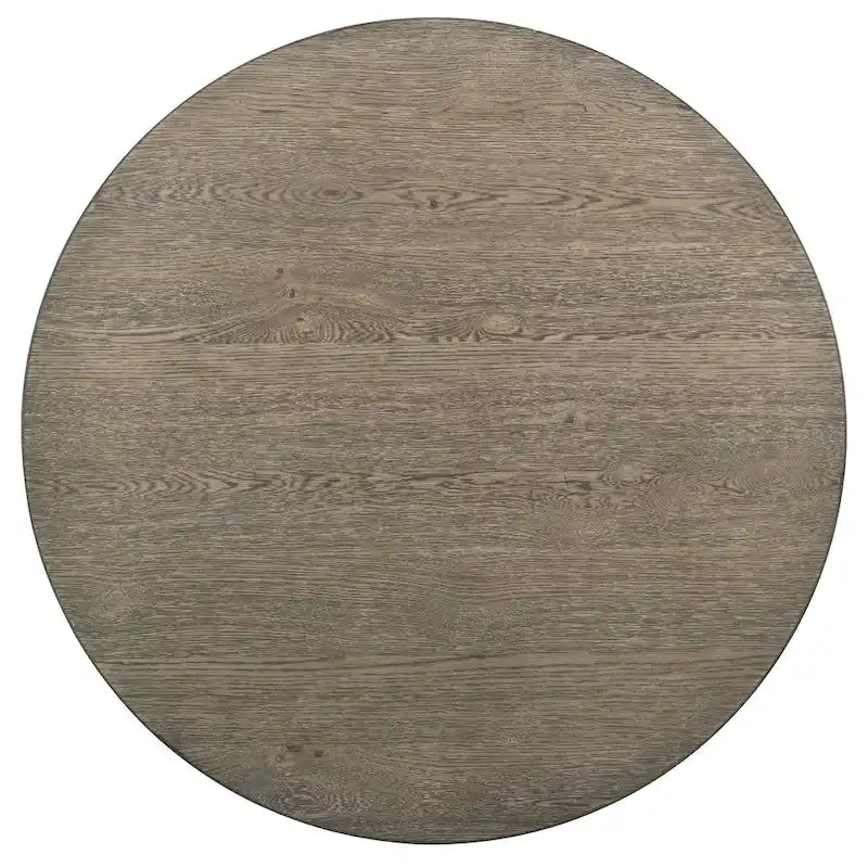 Table ronde Theile Ash Brown de 48 pouces de hauteur comptoir par Furniture of America
