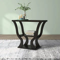 DH Table console avec étagère ouverte Espresso BASIQUE 99 cm par Denhour