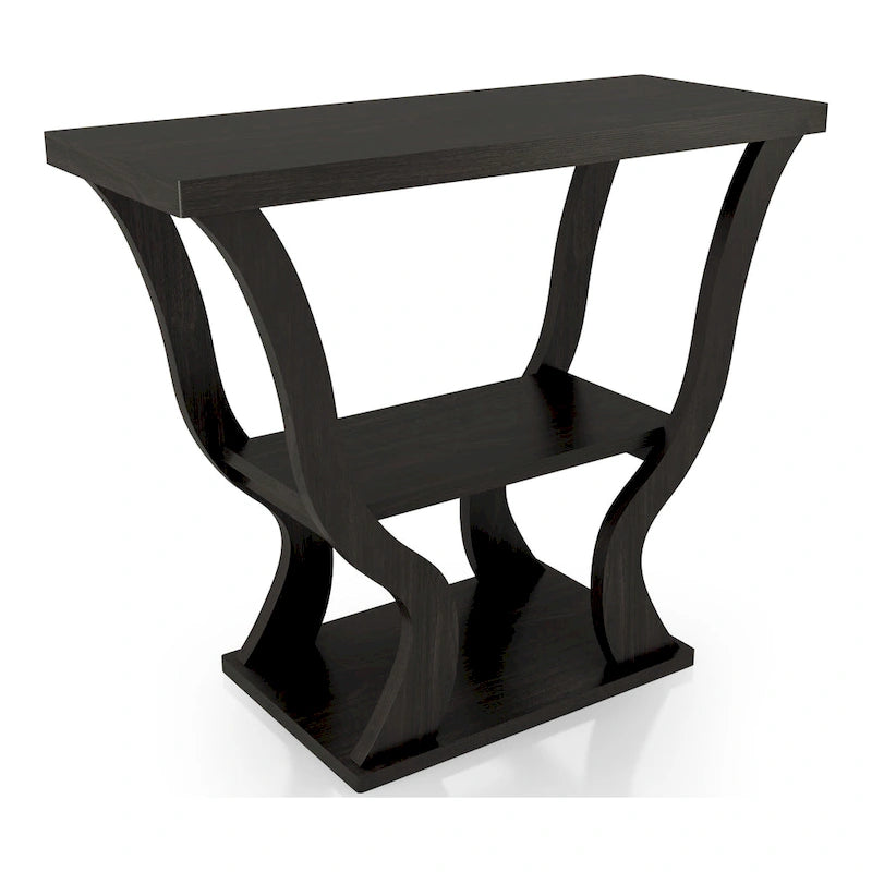 DH Table console avec étagère ouverte Espresso BASIQUE 99 cm par Denhour