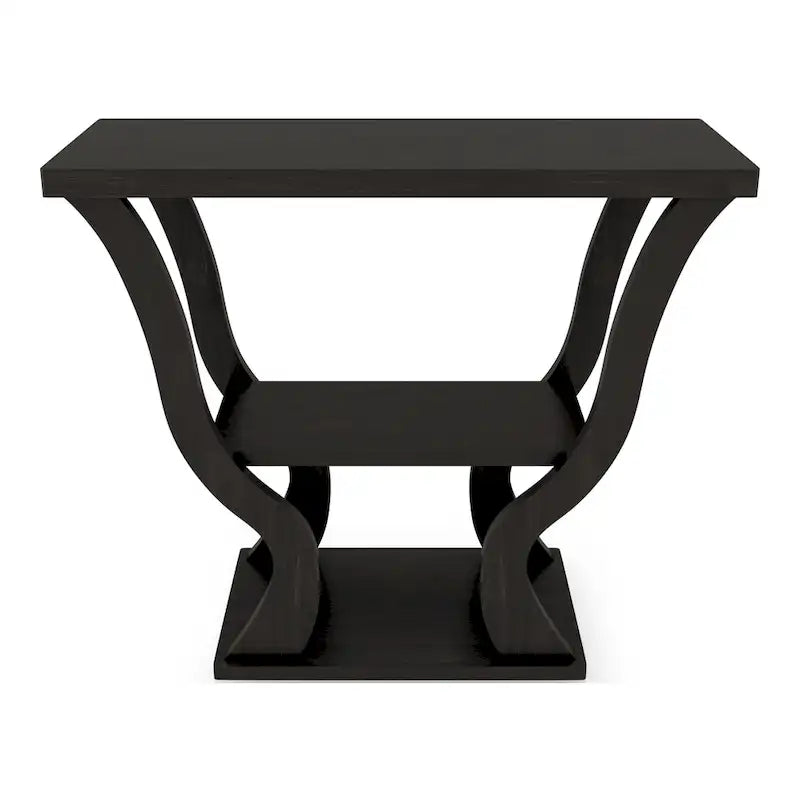DH Table console avec étagère ouverte Espresso BASIQUE 99 cm par Denhour