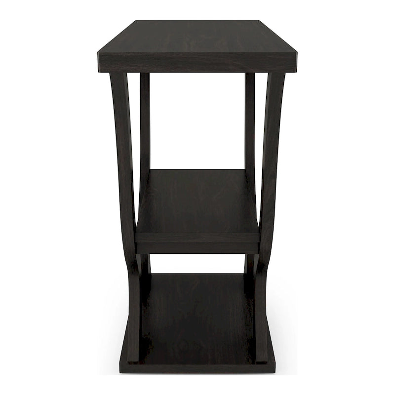DH Table console avec étagère ouverte Espresso BASIQUE 99 cm par Denhour