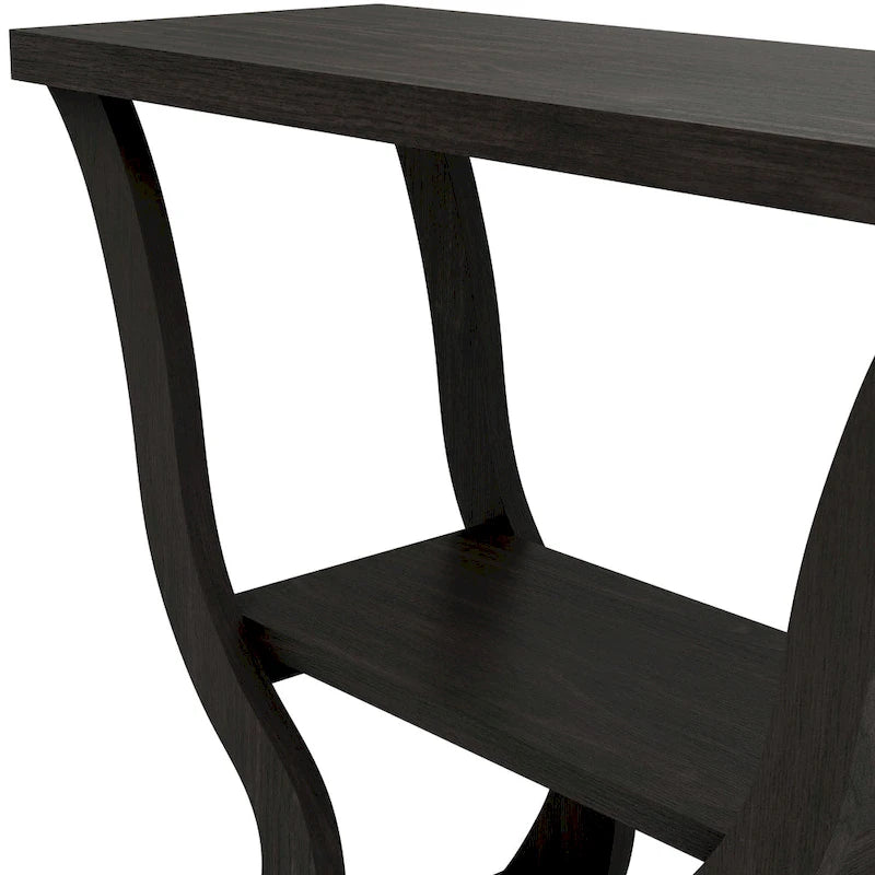 DH Table console avec étagère ouverte Espresso BASIQUE 99 cm par Denhour