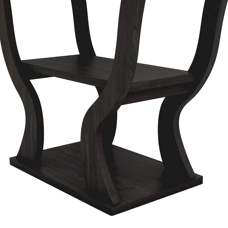 DH Table console avec étagère ouverte Espresso BASIQUE 99 cm par Denhour