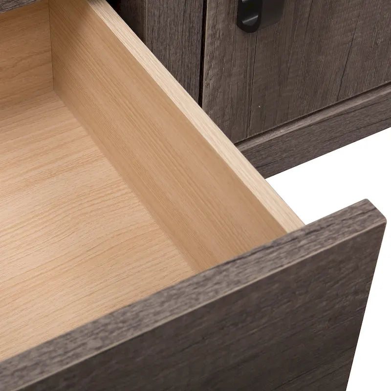 Meuble TV Tanners Creek Greystone avec piliers