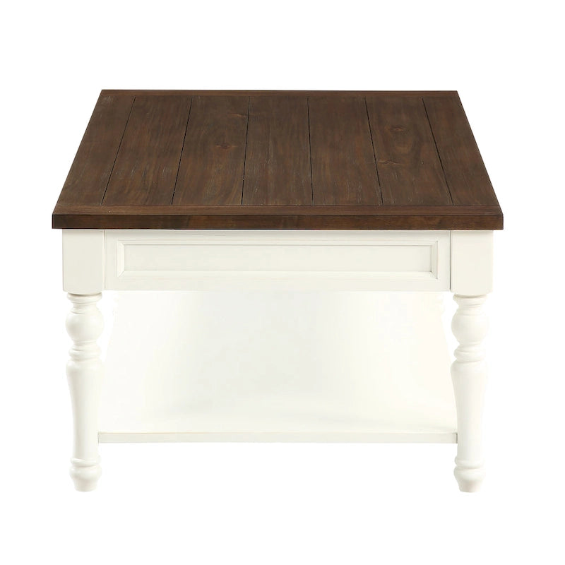 Ensemble de 3 tables d'appoint Jillian Ivory et Mocha Wood, Steve Silver