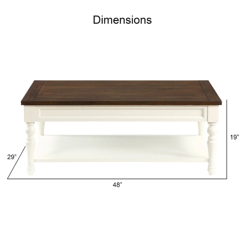 Ensemble de 3 tables d'appoint Jillian Ivory et Mocha Wood, Steve Silver