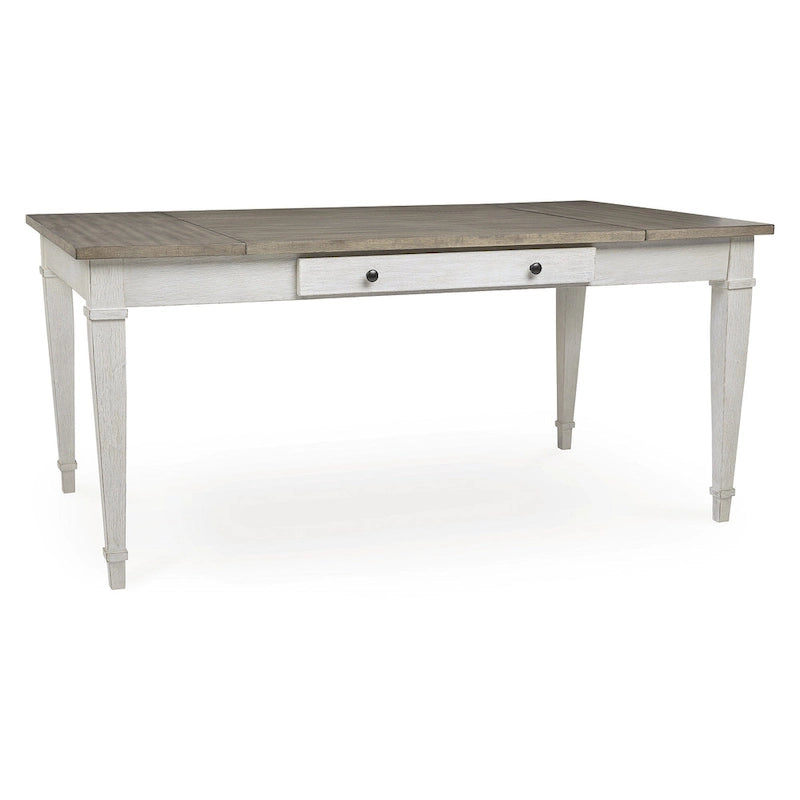 Ensemble de salle à manger 7 pièces blanc/marron clair Skempton de Signature Design by Ashley