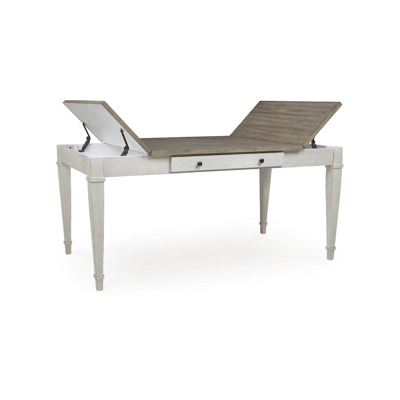 Ensemble de salle à manger 7 pièces blanc/marron clair Skempton de Signature Design by Ashley