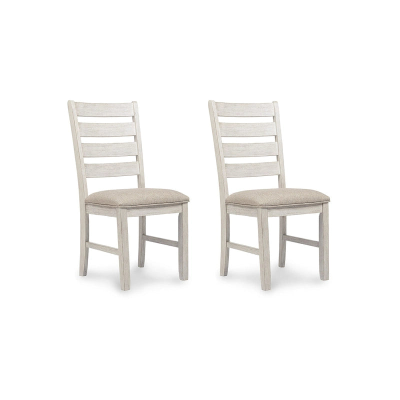 Ensemble de salle à manger 7 pièces blanc/marron clair Skempton de Signature Design by Ashley