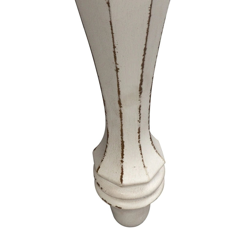 Table à pieds rectangulaire Magnolia Manor Antique White Weathered Bark - Blanc antique